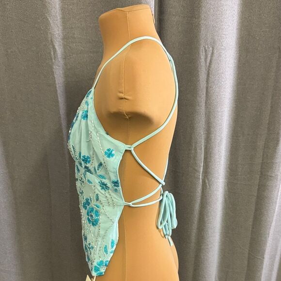 Peppermayo Aqua Floral Camisole - Picture 6 of 13